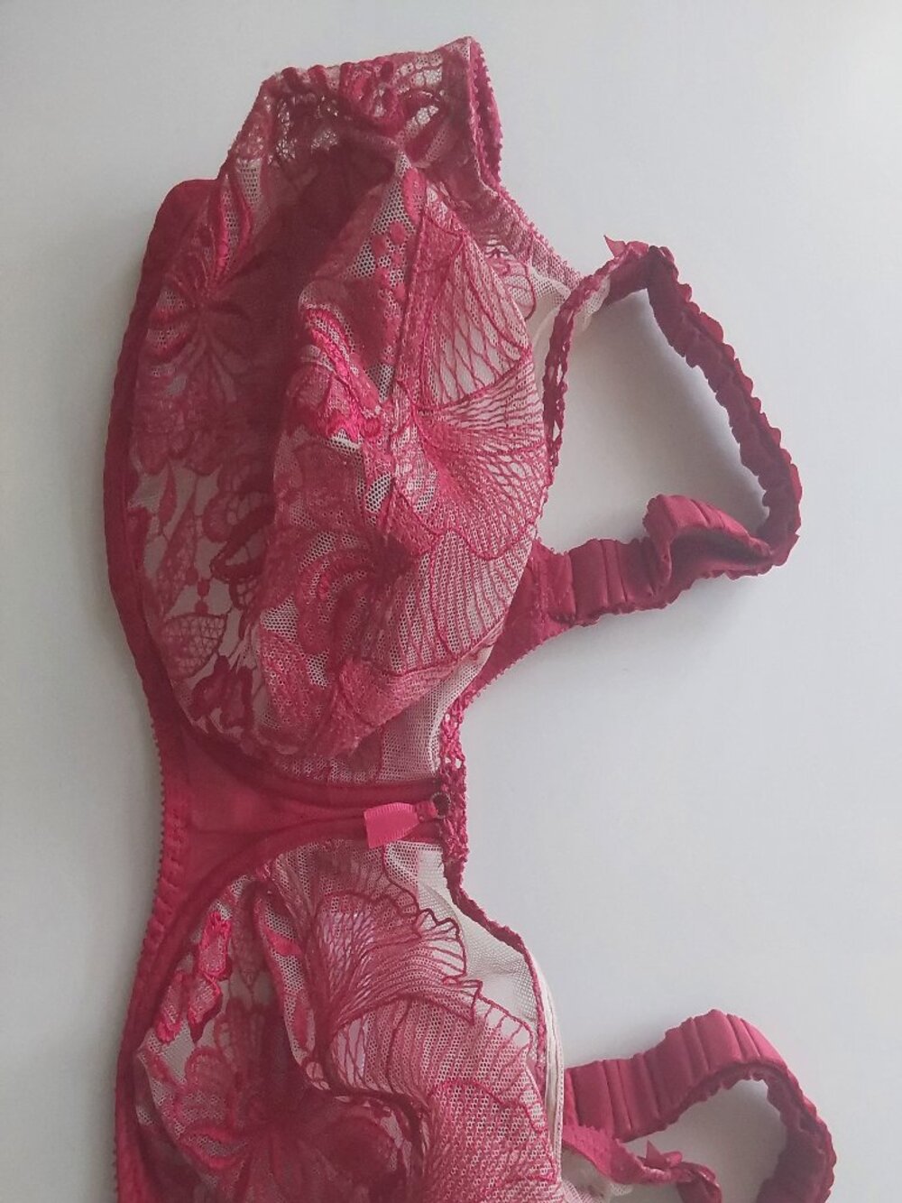 Empreinte Agathe Full Cup Bra 36G Red